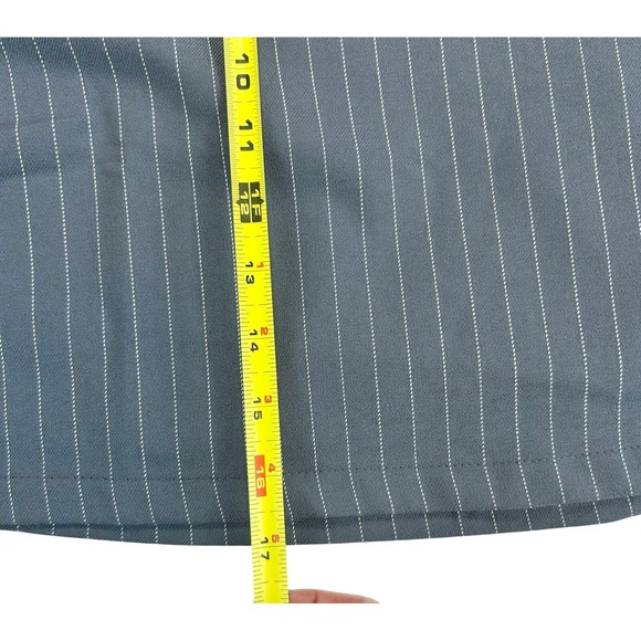 NWT Women Striped Grey Mini Skirt Blair Waldorf Monki US Sz-8 Casual Going Out - Picture 9 of 10